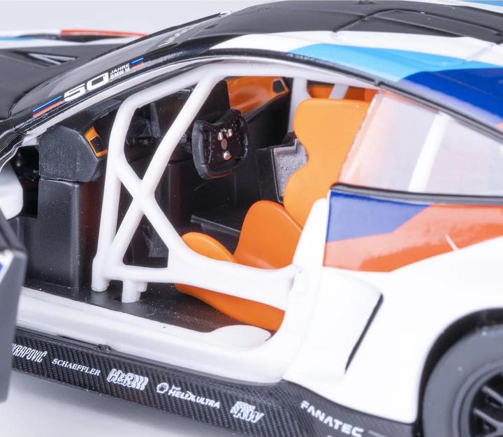 Produktbild BMW M4 GT3 Diecast 1:32 weiss inkl. Knopfzellen
