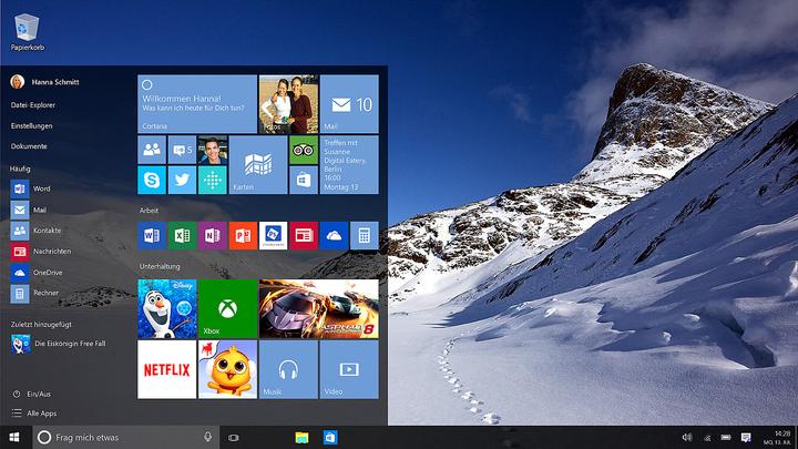 Produktbild Microsoft Windows 10 Home (1 User, unbegrenzt)