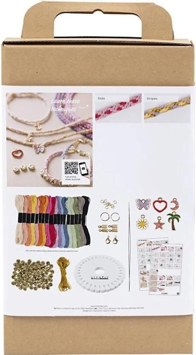 Actual product image Creativ Company Craft Set Starter Kumihimo Pendant, Beads