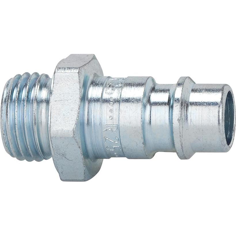 Riegler, Schlauchanschluss + Schlauchverbinder, Stecknippel Stahl verzinkt Stecker DN 7,2-7,8 Aussengewinde G 1/8 ″ SW 1...