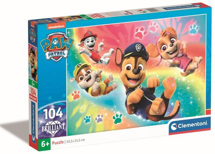 Immagine prodotto Clementoni Puzzle brillante PAW Patrol, 104°. (104 pezzi)