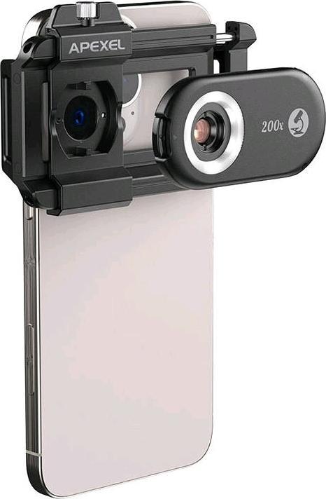 Actual product image Apexel Lens for phone 200x APL-MS200