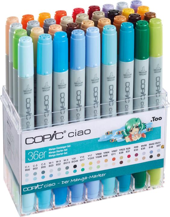 Produktbild Copic Grafikmarker Manga (36x)
