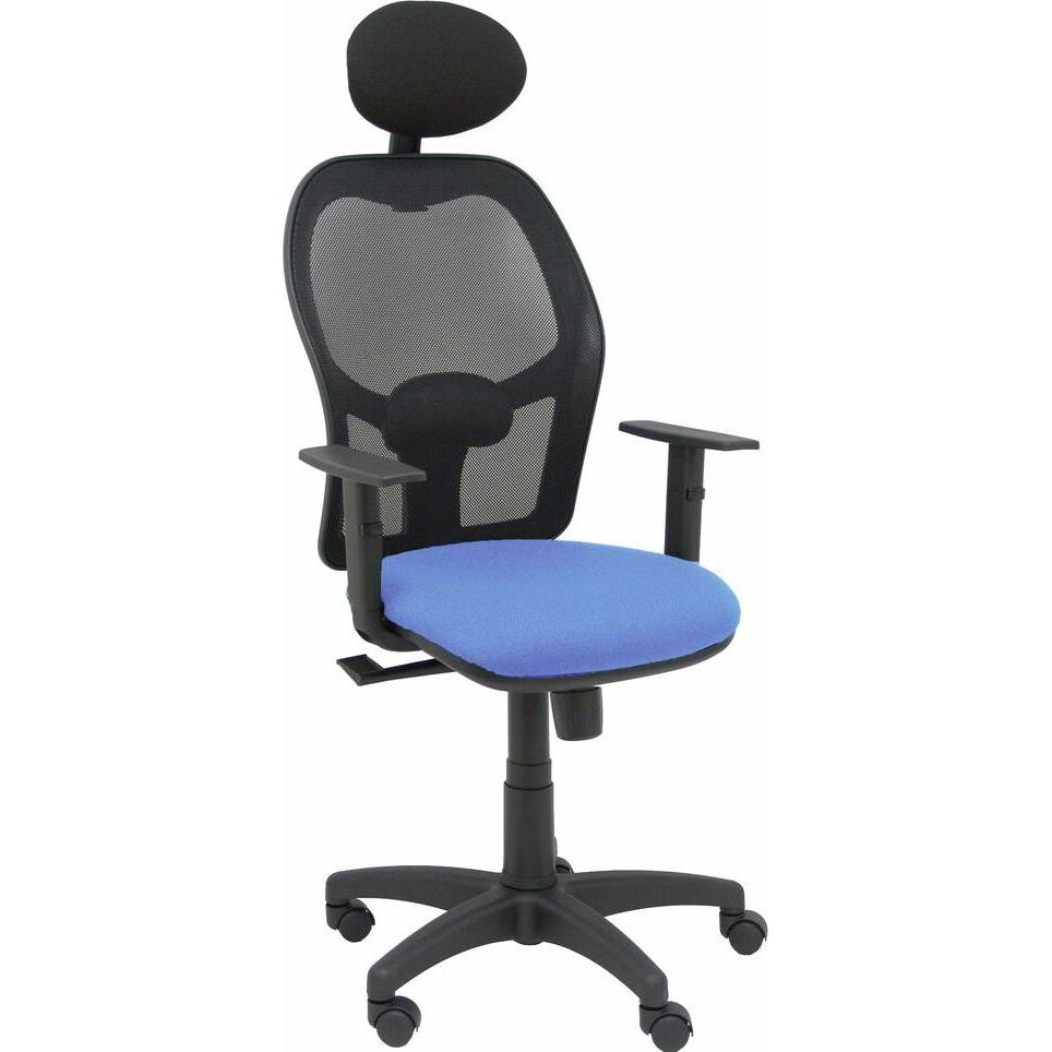 Piqueras y Crespo, Bürostuhl, Bürostuhl mit Kopfstütze P&C B10CRNC Blau