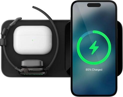 Actual product image Nomad Base One Max 3:1 with MagSafe Carbide