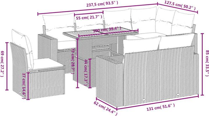 Produktbild vidaXL Jimena