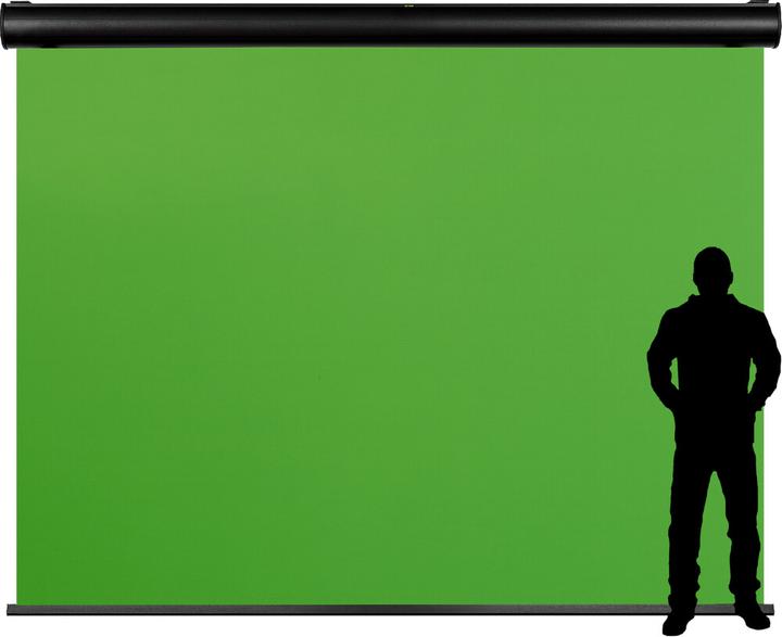 Actual product image Celexon Motor Chroma Key Green Screen, 400x300cm (157.48", 4:3)