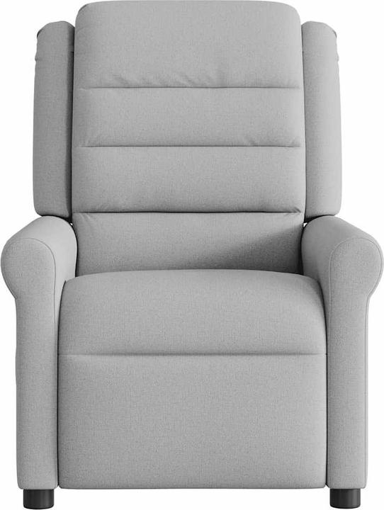 Actual product image vidaXL Massage chair electric cloud grey fabric