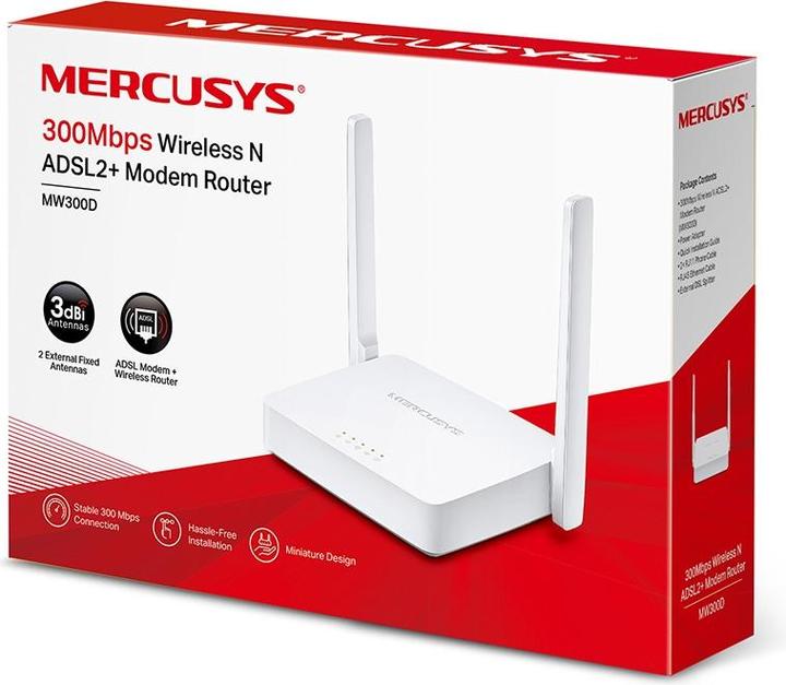 Image du produit Mercusys MW300D Routeur WLAN Ethernet monobande ()