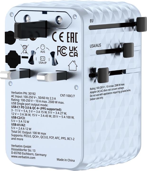 Produktbild Verbatim Charge n Travel 100W