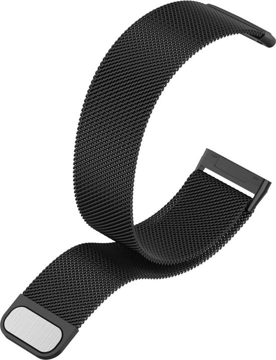 Produktbild Cover-Discount Fitbit Versa / Sense - Milanese Armband schwarz (Edelstahl)
