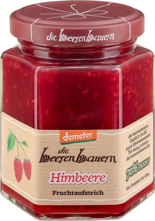 Actual product image Die Beerenbauern Raspberry fruit spread (200 g)