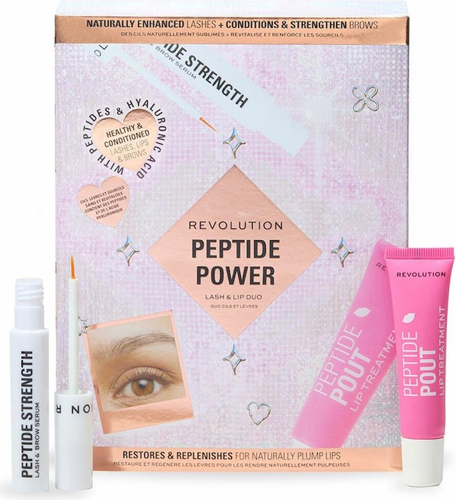 Actual product image Makeup Revolution Peptide Power Lash & Lip Duo