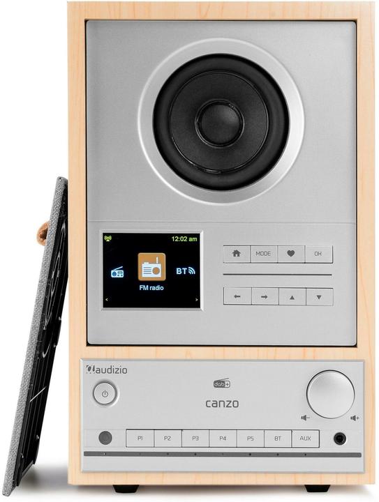 Immagine prodotto Audizio Internetradio - Canzo - FM & DAB radio - Bluetooth - Afneembaar frontpaneel - (DAB, FM, Web radio, Bluetooth, WiFi)