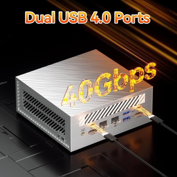 Produktbild Geekom Mini PC AE8 MAX mit Ryzen 7 & Windows 11 Pro (1000 GB, 32 GB)