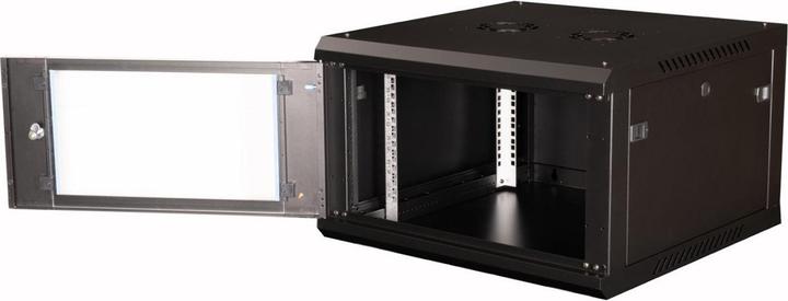 Actual product image Value 19-Zoll Wandgehäuse 6HE 600x600mm schwarz, Bausatz (6 RU, 19 inch rack)
