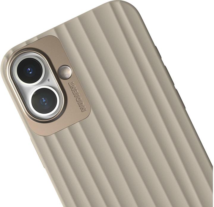 Produktbild Nudient Back Cover Bold MagSafe iPhone 16 Plus Linen Beige (Apple iPhone 16 Plus)