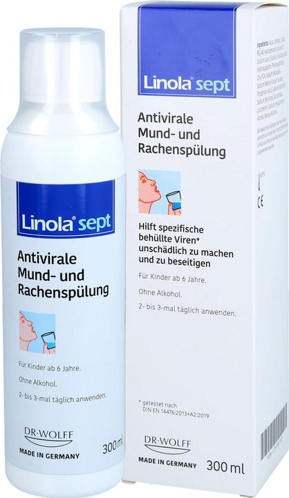 Produktbild Dr. Wolff Linola Sept Mund&rachenspu, 300 ml SUS (300 ml, Mundspülung)