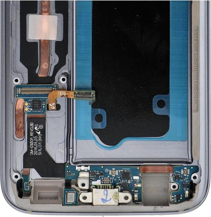 Produktbild FixCell LCD display! display LCD SAMSUNG S7 with frame black (refub) (Samsung Galaxy S7)