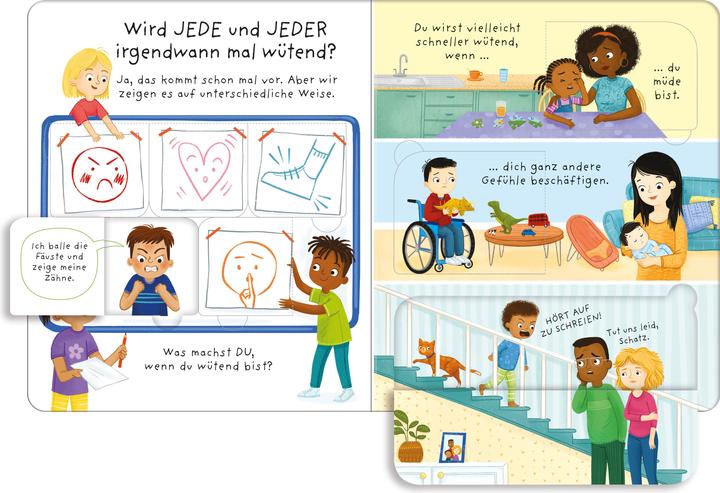 Produktbild Aufklappen und Gefühle verstehen Warum bin ich manchmal wü (Deutsch, Katie Daynes, 2024)