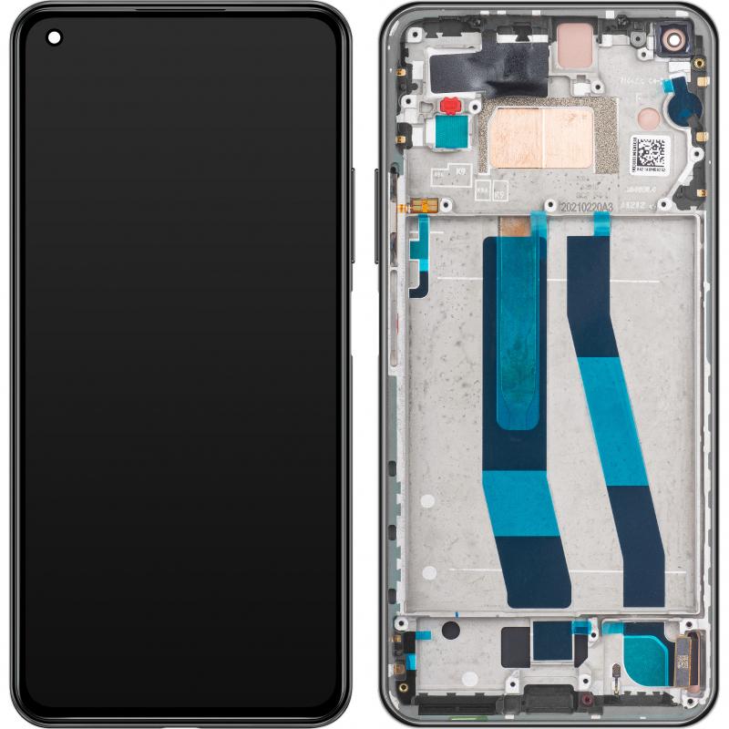 Xiaomi Displayeinheit + Rahmen Mi 11 Lite 4G schwarz 56000B0K9A00 (Display, Xiaomi Mi 11 Lite), Mobilgerät Ersatzteile, ...