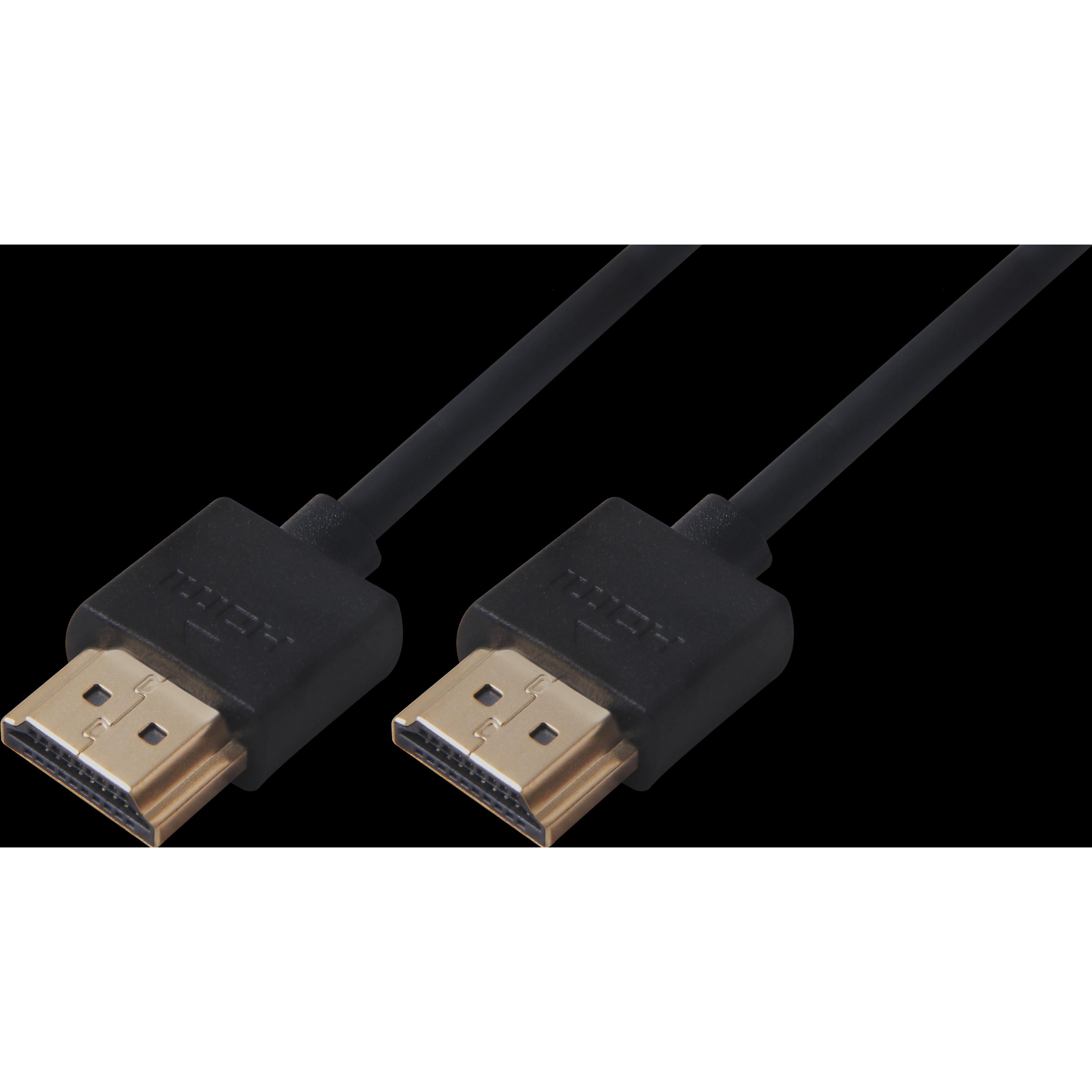 Thumbnail - ProXtend HDMI 2.0 4K Ultra Slim Cable 0.5M (0.50 m, HDMI), Video Kabel