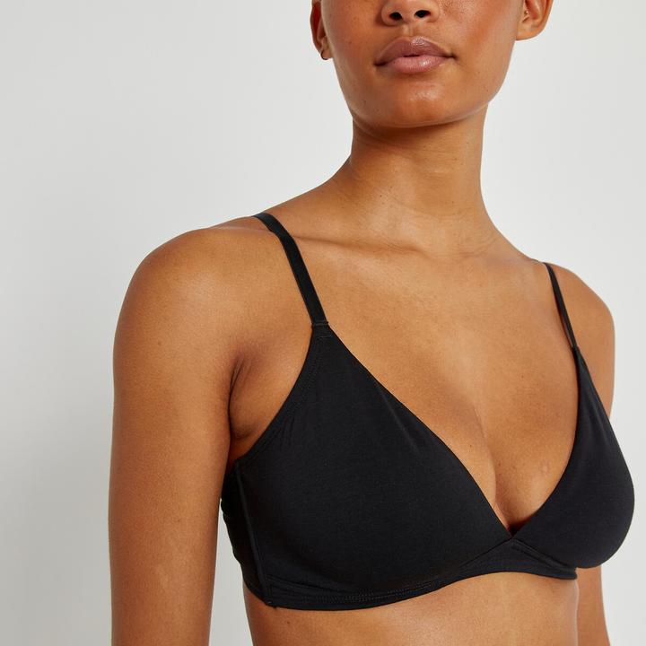 Produktbild La Redoute Collections Unifarbener Triangel-BH Cottone (Einzelpack, 75 A)