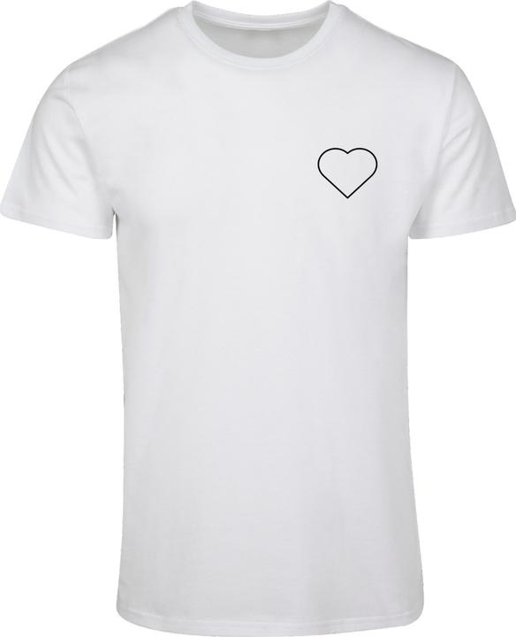 Produktbild Merchcode MHSS Herz Schwarz 2 Basic T-Shirt - 172467 (3XL)