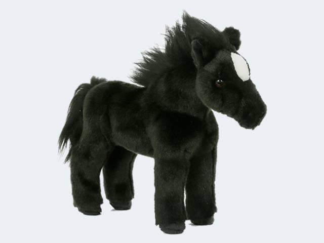 Actual product image Semo Plush horse black 30cm (30 cm)