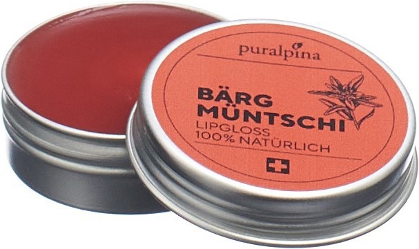 Actual product image Puralpina Lip Balm Bärgmüntschi Gloss 5 ml (Balm, 5 ml)