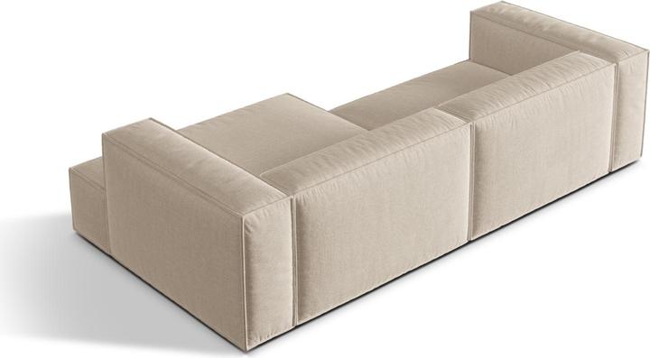 Actual product image Micadoni Modular Right Corner Sofa, "Nuria", 4 Seats, 147x292x72 Made in Europe (Corner sofa, Modular sofa)