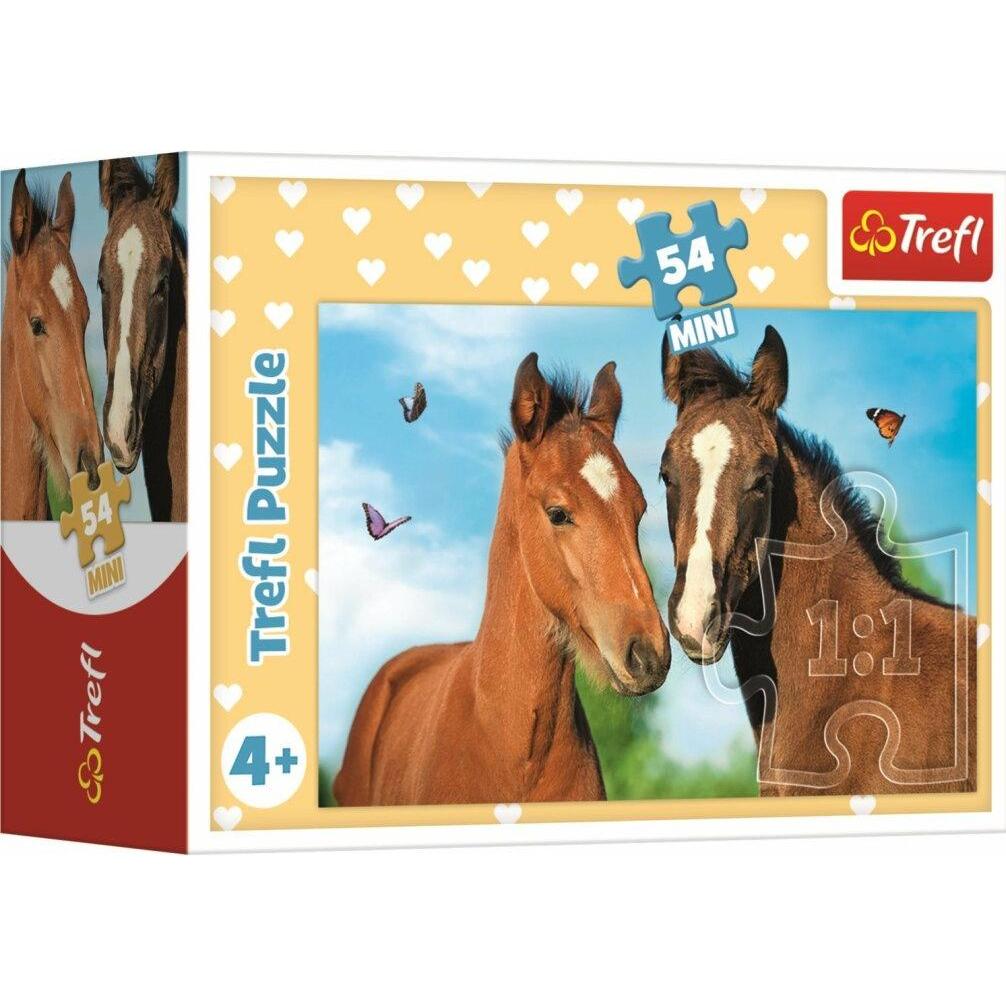 Trefl Puzzle Niedliche Tiere: Pferdepaar 54 Teile (54 Teile)