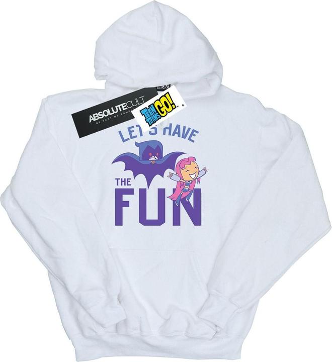 Image du produit - Sweat à capuche TEEN TITANS GO LET'S HAVE THE FUN - Garçon (128)