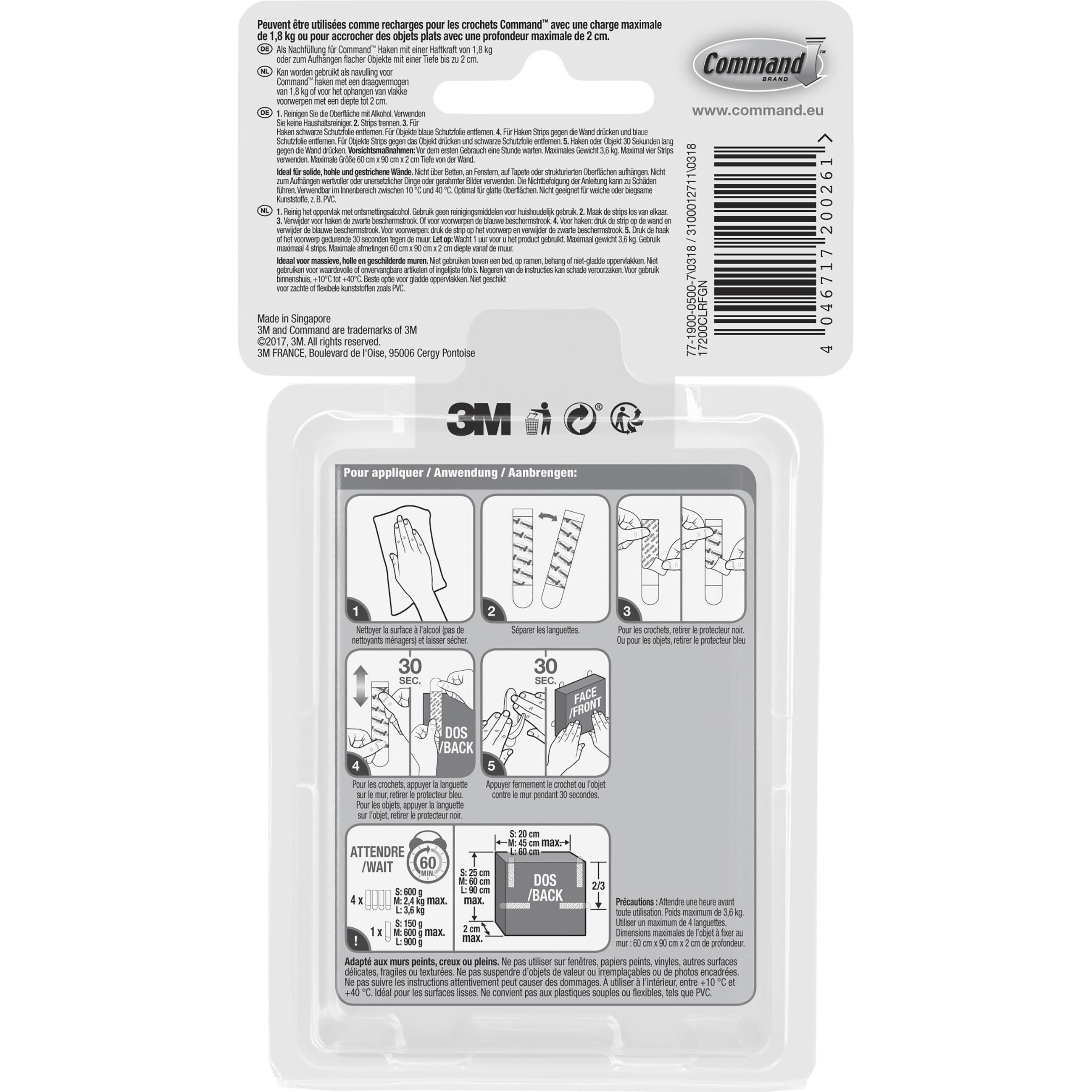 Thumbnail - Command, Fotokleber + Posterkleber, Multipack Strips (0.23 kg)