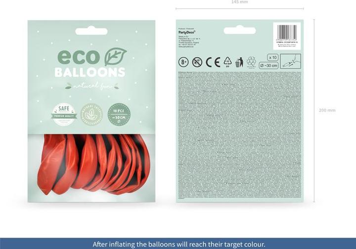 Image du produit Partydeco Ballons Eco Corail pastel (10 x)
