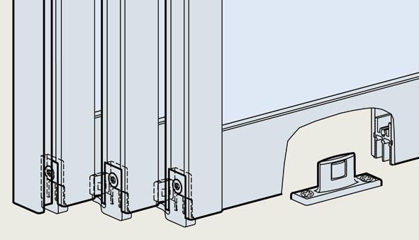 Produktbild HAWA Stapelungsbeschläge -DIVIDO 100