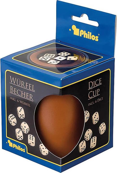 Produktbild Philos Würfelbecher inkl. 6 Würfel