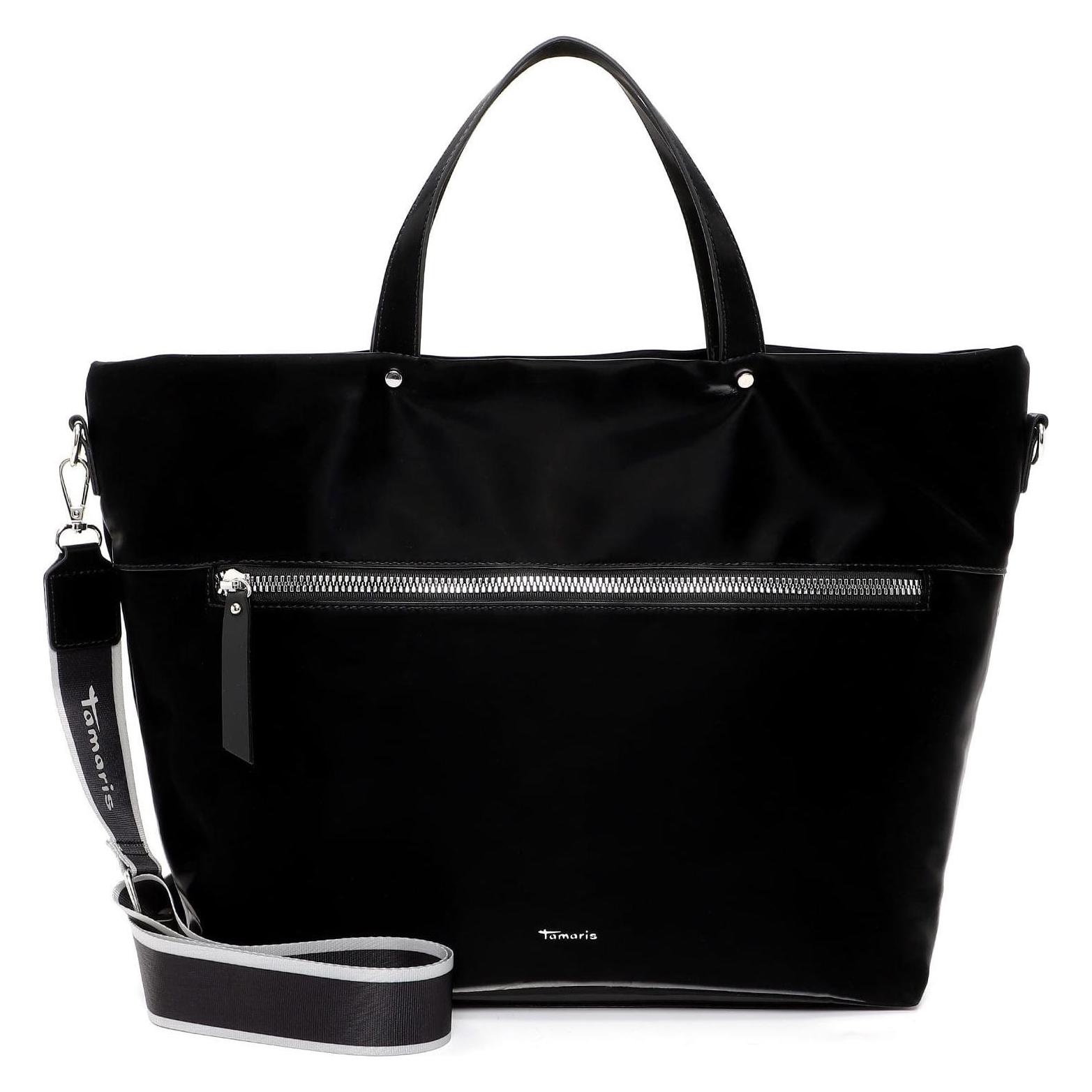 Tamaris, Damen, Tasche, Shopper Leonie, Schwarz, (22.20 l)