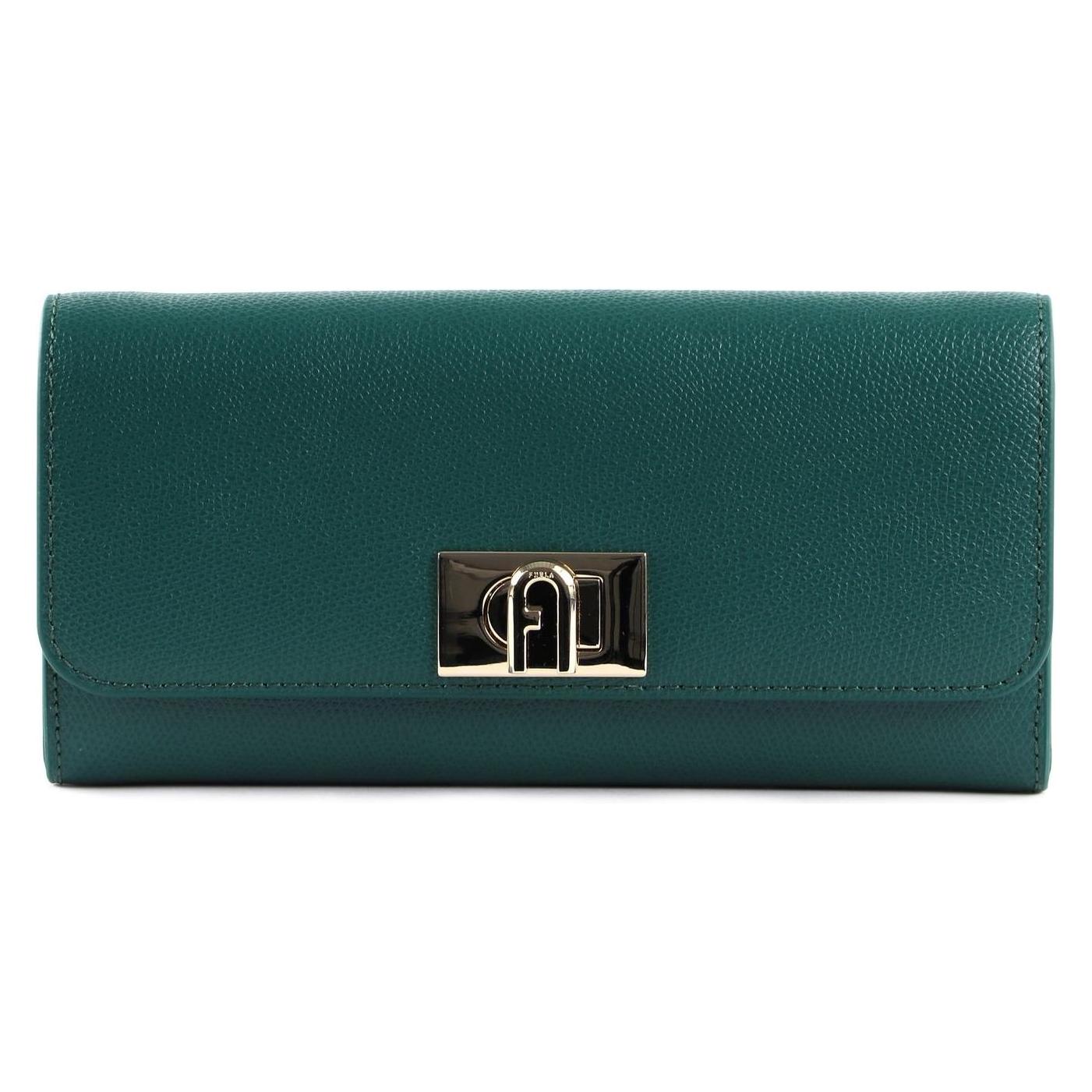 Furla, Damen, Portemonnaie, 1927 Chain Wallet, Grün