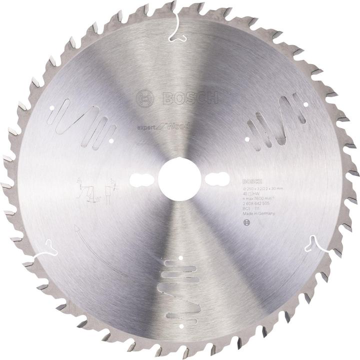 Actual product image Bosch Professional Zubehör Circular saw blade Expert for Wood, 250 x 30 x 3.2 mm, 40