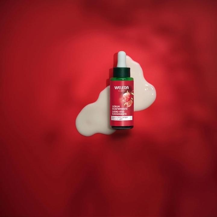 Actual product image Weleda Pomegranate Face Serum Tightening, Reduces Lines and Wrinkles, Strengthens Cell Energy, Smoot (30 ml)