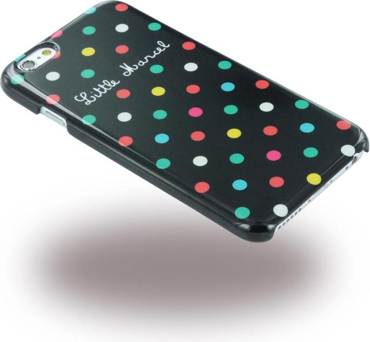 Actual product image Little Marcel LMIP6013? Noir Pois - Hard Cover Case Protective Cover - Apple iPhone 6 6s (Apple iPhone 6)