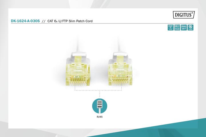 Produktbild Digitus Netzwerkkabel (U/FTP, CAT6a, 3 m)