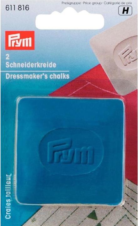 Actual product image Prym Tailor's chalk 1 piece, yellow/blue