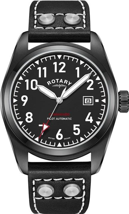 Produktbild Rotary GS05474/19 Commando Herrenuhr 42mm 10ATM (Analoguhr, 42 mm)