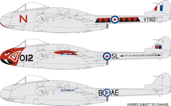 Produktbild Airfix de Havilland Vampire T.3
