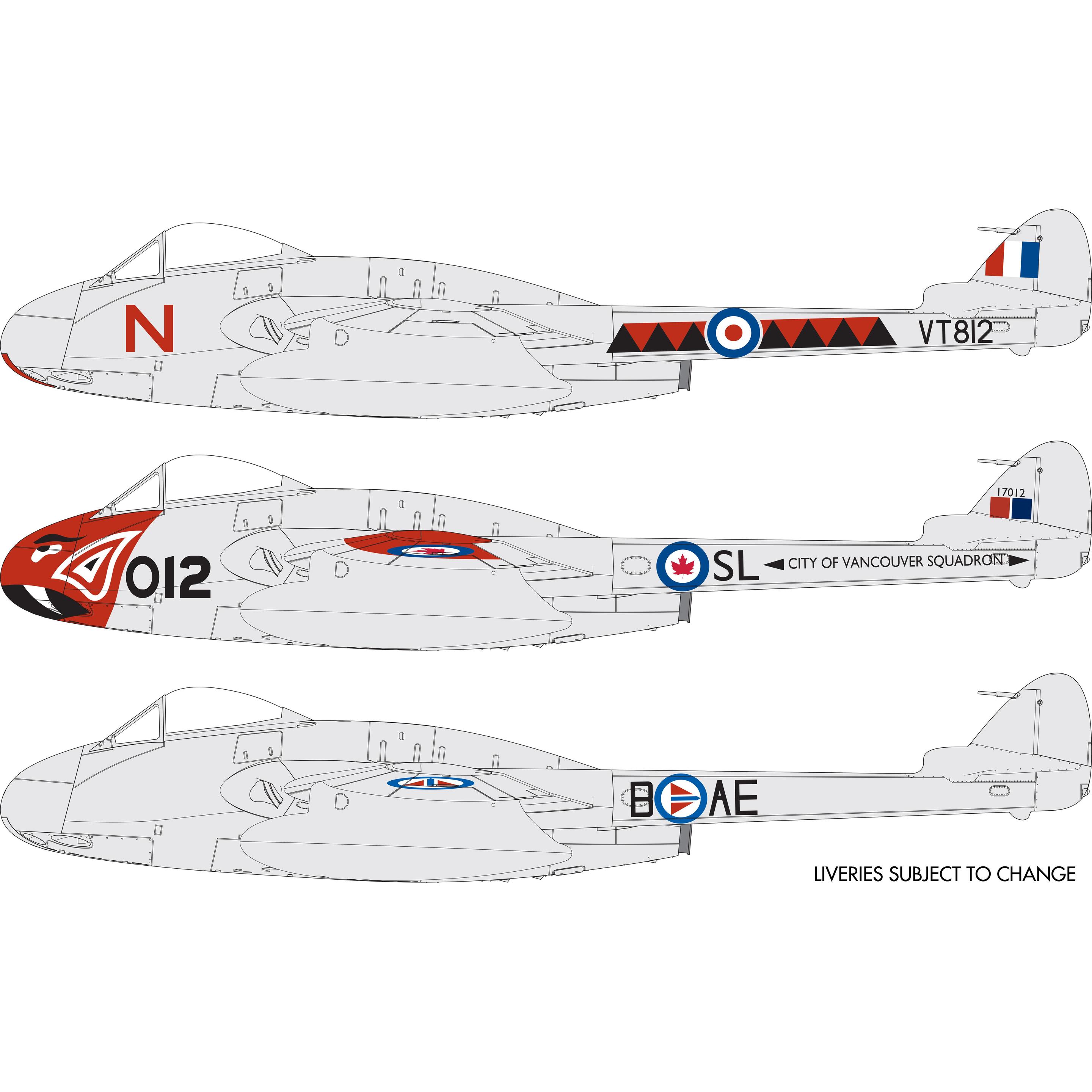 Thumbnail - Airfix de Havilland Vampire T.3