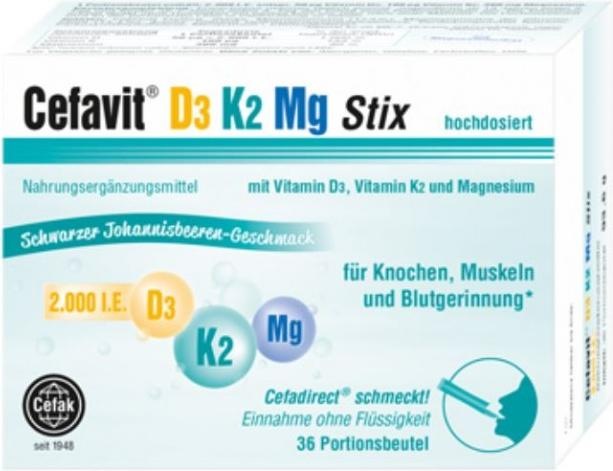 Produktbild Cefak D3 2000 K2 Mg Kaps (60 Stück, Kapseln, 79 g)