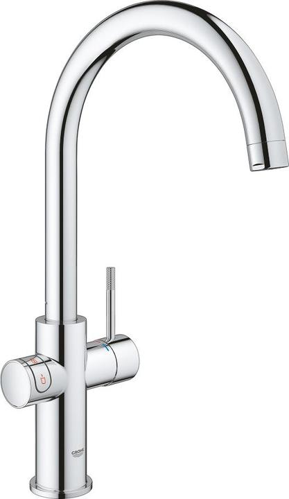 Actual product image Grohe Kitchen tap with filter function and boiling hot water GROHE Red Duo chrome glossy 30083001