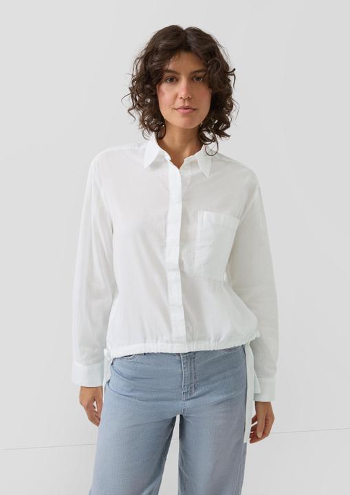 Immagine prodotto s.Oliver Leichte Hemdbluse aus Baumwollvoile mit Schleifendetail (48)